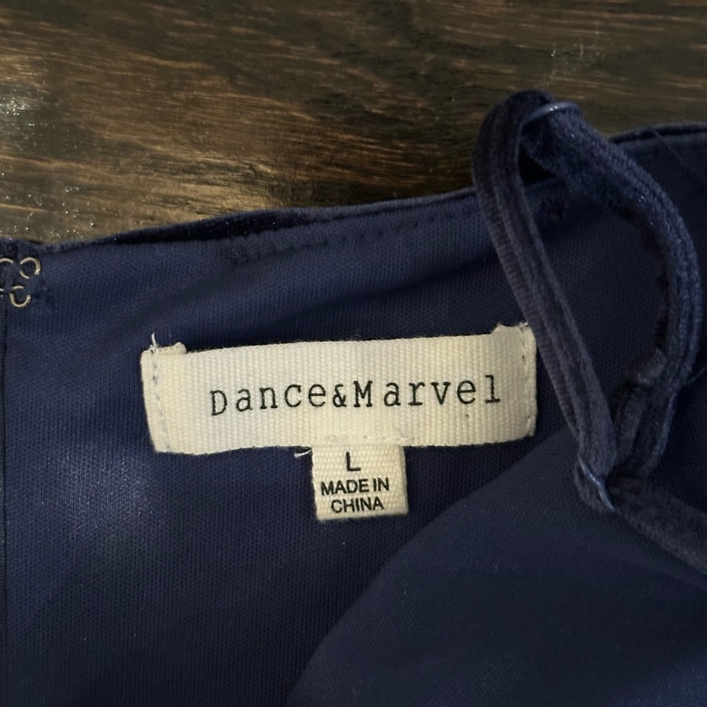 Dance & Marvel Blue Spaghetti Strap Sheath Dress - Picture 9 of 12